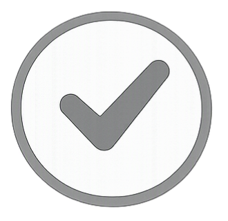 Check Mark Gray Icon