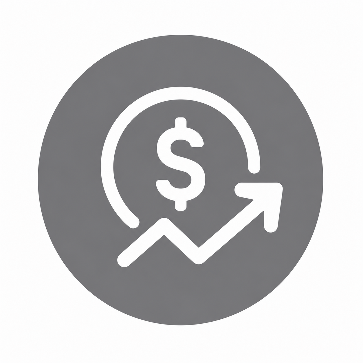 Growth and profit icon