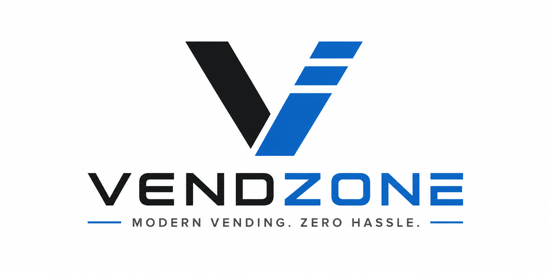 Modern vending logo design