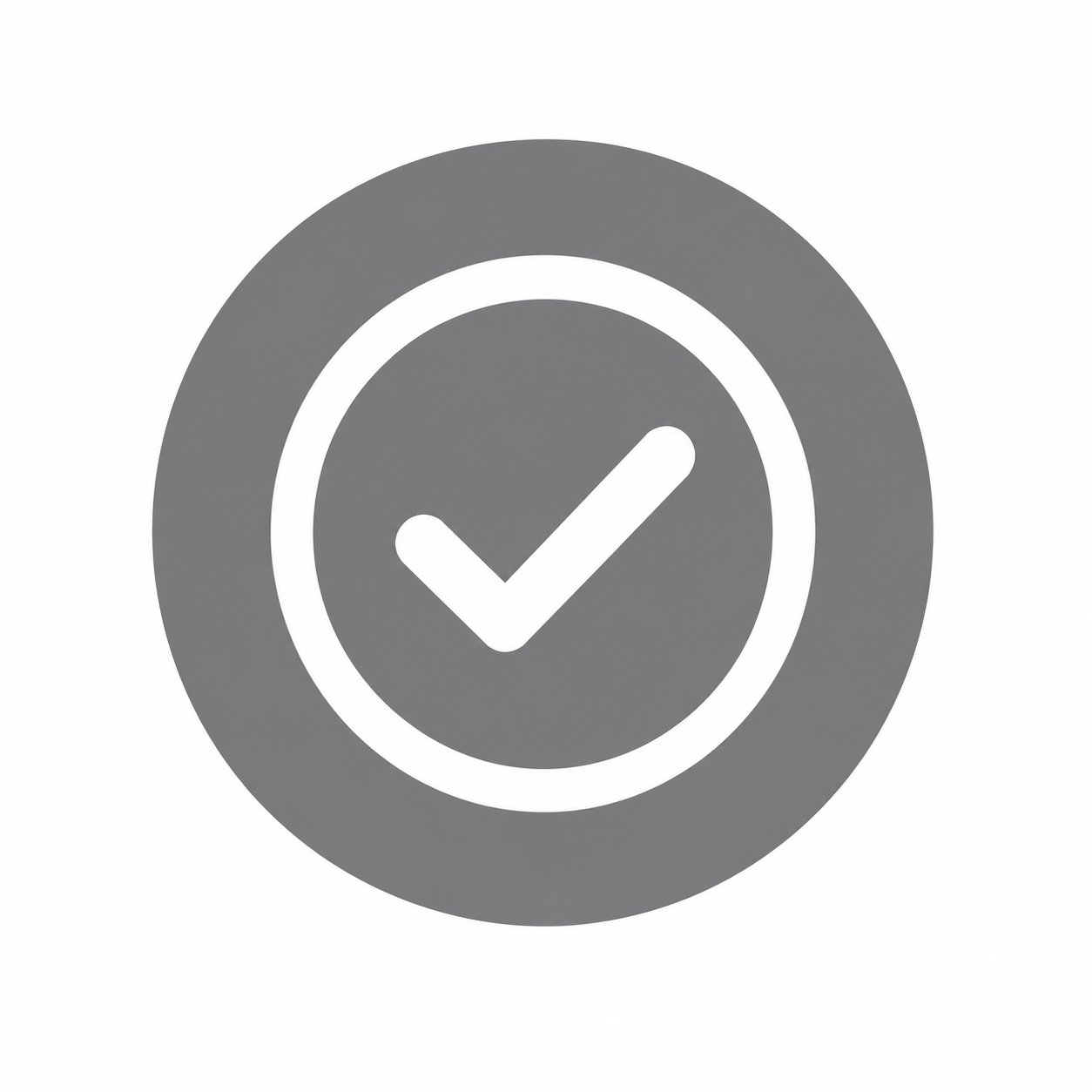 Simple check mark icon